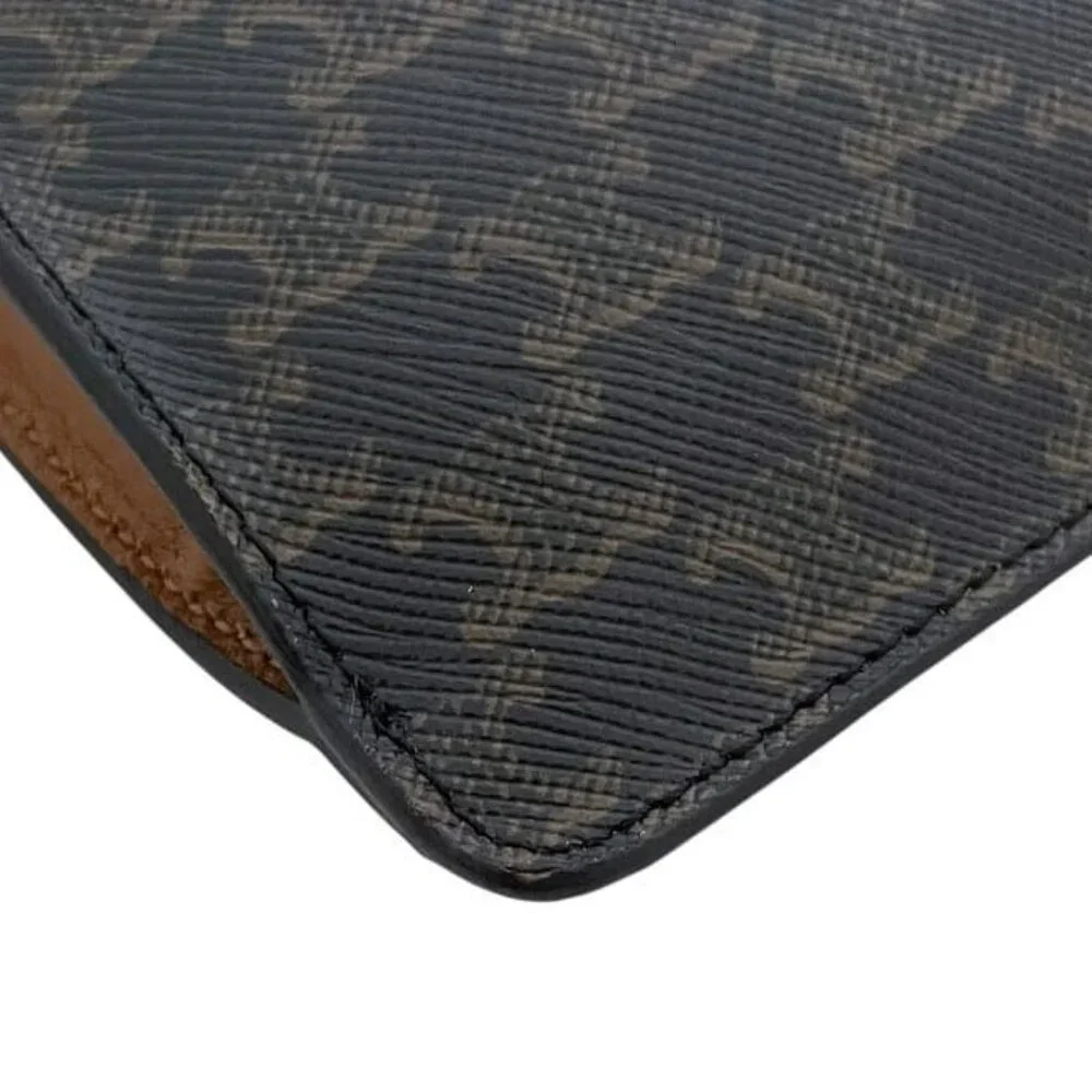 Celine Shoulder Bag Fon Shoulder Black Brown Triomphe - Picture 6 of 10